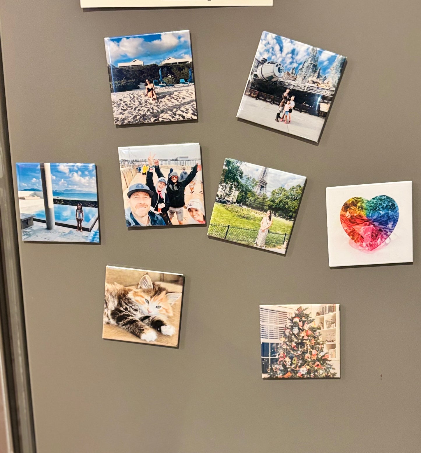 Custom Photo Magnets 8 Pack - 2.5" x 2.5"