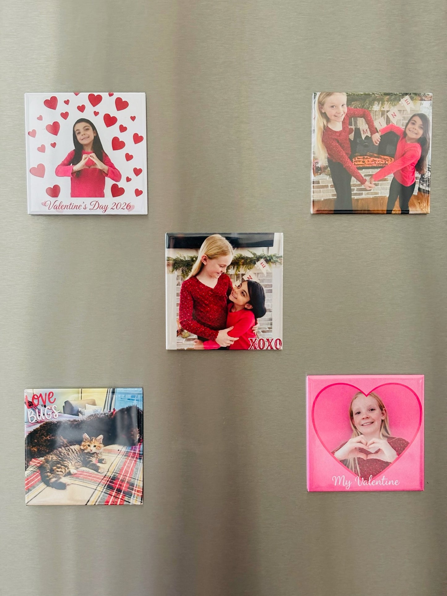 Custom Photo Magnets 4 Pack - 2.5" x 2.5"