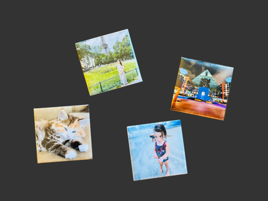 Custom Photo Magnets 8 Pack - 2.5" x 2.5"